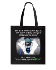 Nurse - 6 feet back Tote Bag thumbnail