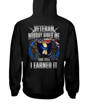 Veteran - I Earned It Hooded Sweatshirt thumbnail