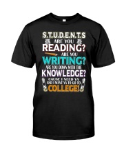 Teacher Shirt Classic T-Shirt front