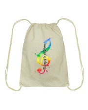 To sing is to pray twice Drawstring Bag thumbnail