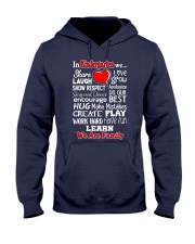 In KIndergarten We are Family Hooded Sweatshirt thumbnail