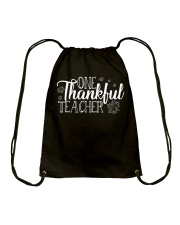 ONE THANKSFUL TEACHER Drawstring Bag thumbnail