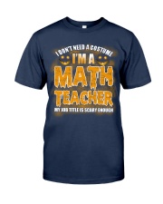 Math Teacher Halloween Classic T-Shirt tile