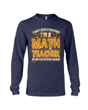 Math Teacher Halloween Long Sleeve Tee thumbnail