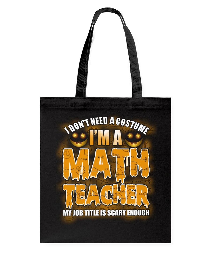 Math Teacher Halloween Tote Bag