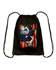 Nurses wear masks Drawstring Bag thumbnail
