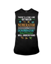 THERE'S A FINE LINE BETWEEN NUMERATOR Sleeveless Tee thumbnail