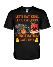 Let's eat Kids Let's eat Kids V-Neck T-Shirt thumbnail