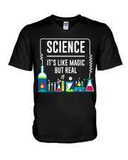 Science it's like Magic but real V-Neck T-Shirt thumbnail