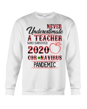 Never underestimate a Teacher Crewneck Sweatshirt thumbnail