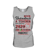 Never underestimate a Teacher Unisex Tank thumbnail