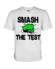SMASH THE TEST V-Neck T-Shirt thumbnail