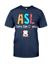 ASL every sign counts Classic T-Shirt tile