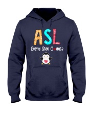ASL every sign counts Hooded Sweatshirt thumbnail