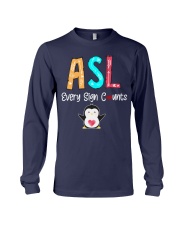 ASL every sign counts Long Sleeve Tee thumbnail