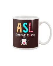 ASL every sign counts Mug thumbnail