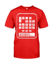 BOOBIES CALCULATOR Classic T-Shirt front
