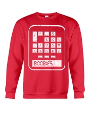 BOOBIES CALCULATOR Crewneck Sweatshirt thumbnail
