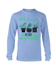 100 DAYS OF BE LEAFING IN YOURSELF Long Sleeve Tee thumbnail