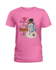 I LOVE BEING A TEACHER Ladies T-Shirt thumbnail