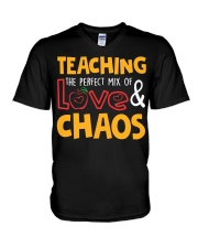 TEACHING THE PERFECT MIX OF LOVE V-Neck T-Shirt thumbnail