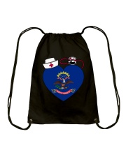 North Dakota Nurse Drawstring Bag thumbnail