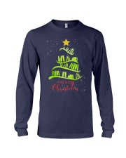 LIBRARIAN MERRY CHRISTMAS Long Sleeve Tee thumbnail