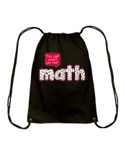 YOU CAN COUNT ON ME MATH Drawstring Bag thumbnail