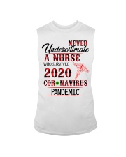 Never Underestimate a Nurse Sleeveless Tee thumbnail