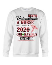 Never Underestimate a Nurse Crewneck Sweatshirt thumbnail