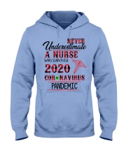 Never Underestimate a Nurse Hooded Sweatshirt thumbnail