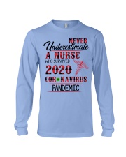 Never Underestimate a Nurse Long Sleeve Tee thumbnail