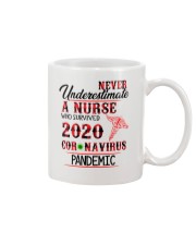 Never Underestimate a Nurse Mug thumbnail