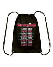 Nursing shift - lose pen find pen Drawstring Bag thumbnail