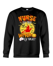 NURSE BY DAY WITCH BY NIGHT Crewneck Sweatshirt thumbnail