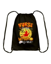 NURSE BY DAY WITCH BY NIGHT Drawstring Bag thumbnail