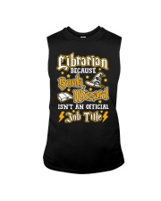 Librarian Because book wizard Sleeveless Tee thumbnail