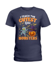 I TEACH THE CUTEST LITTLE MONSTERS Ladies T-Shirt thumbnail