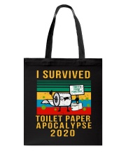 I survived toilet paper Tote Bag thumbnail