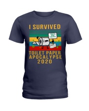 I survived toilet paper Ladies T-Shirt thumbnail