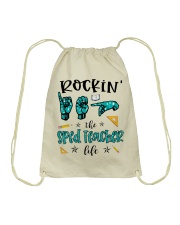 Sped Teacher Life Drawstring Bag thumbnail