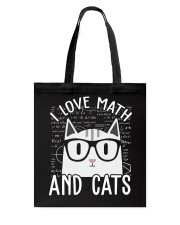 I LOVE MATH AND CATS Tote Bag thumbnail