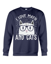 I LOVE MATH AND CATS Crewneck Sweatshirt thumbnail