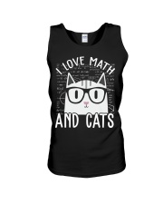 I LOVE MATH AND CATS Unisex Tank thumbnail
