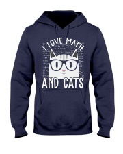 I LOVE MATH AND CATS Hooded Sweatshirt thumbnail