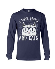 I LOVE MATH AND CATS Long Sleeve Tee thumbnail