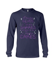 a Teacher cares Long Sleeve Tee thumbnail