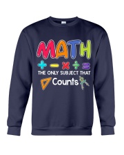 Math The only subject that counts Crewneck Sweatshirt thumbnail