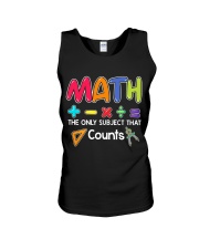 Math The only subject that counts Unisex Tank thumbnail