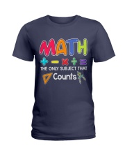 Math The only subject that counts Ladies T-Shirt thumbnail